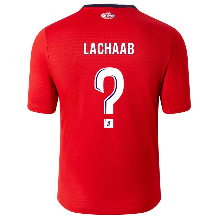 Danxen Kid Younes Lachaab #0 Red White Home Jersey 2024/25 T-Shirt