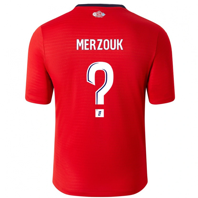 Danxen Kid Samy Merzouk #0 Red White Home Jersey 2024/25 T-Shirt