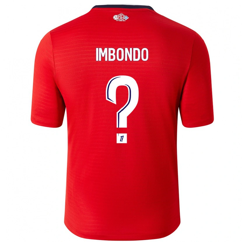 Danxen Kid Ramses Imbondo #0 Red White Home Jersey 2024/25 T-Shirt