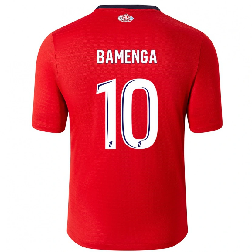 Danxen Kid Naomie Bamenga #10 Red White Home Jersey 2024/25 T-Shirt