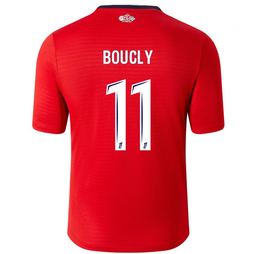 Danxen Kid Maïté Boucly #11 Red White Home Jersey 2024/25 T-Shirt