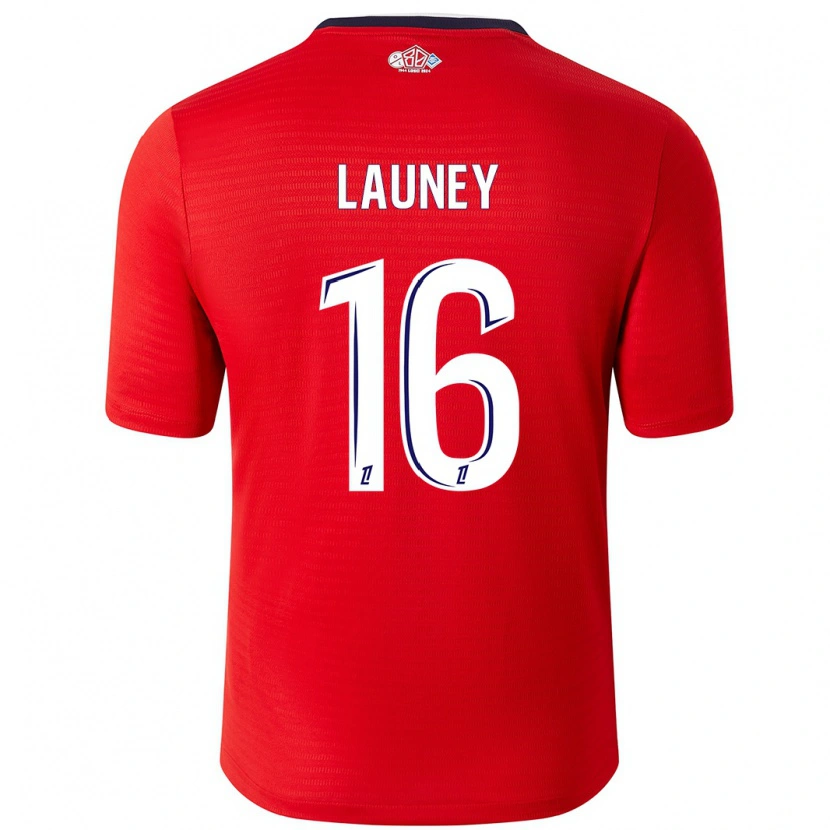 Danxen Kid Elisa Launey #16 Red White Home Jersey 2024/25 T-Shirt