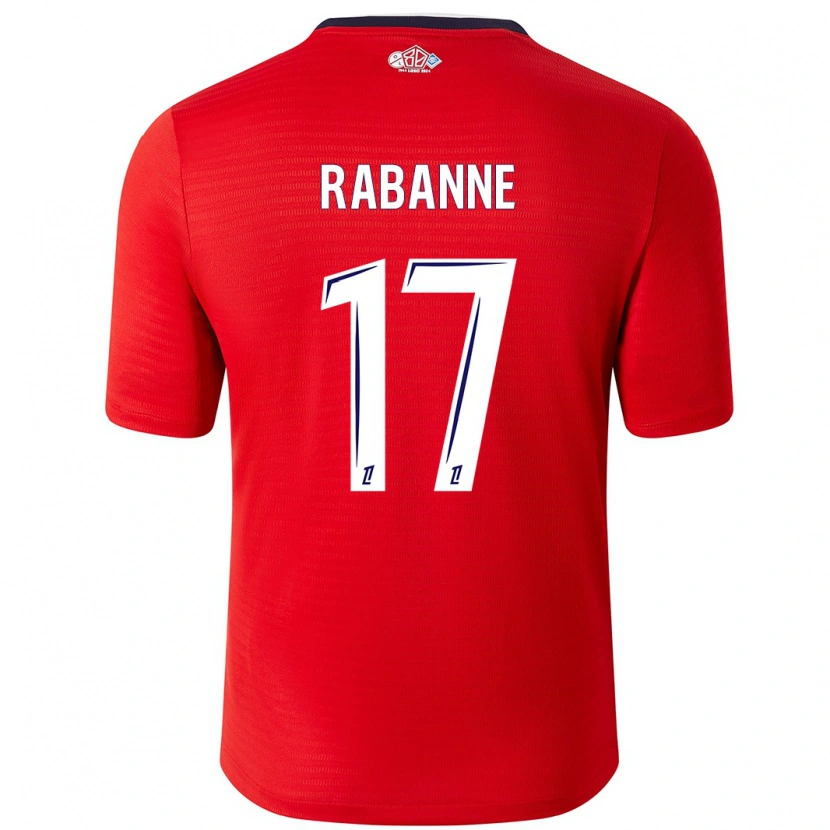 Danxen Kid Julie Rabanne #17 Red White Home Jersey 2024/25 T-Shirt