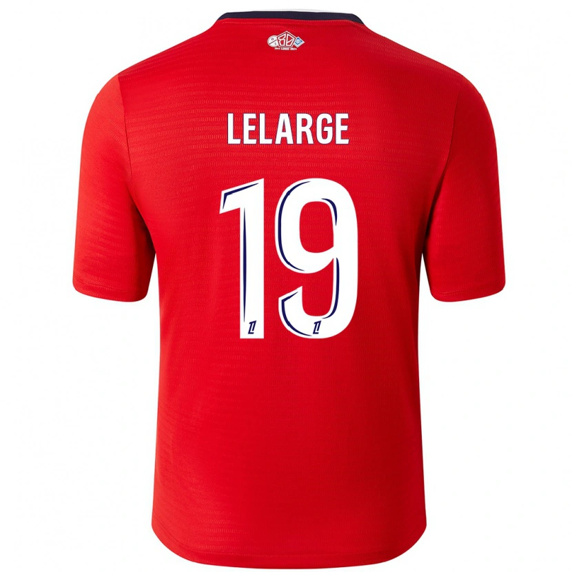 Danxen Kid Claire Lelarge #19 Red White Home Jersey 2024/25 T-Shirt