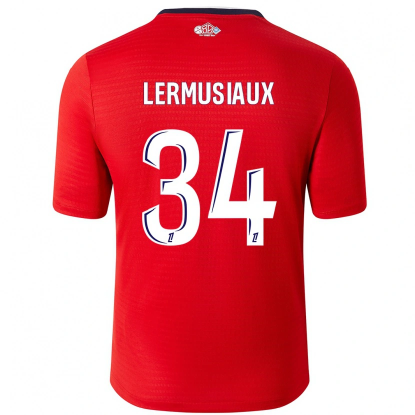 Danxen Kid Chrystal Lermusiaux #34 Red White Home Jersey 2024/25 T-Shirt