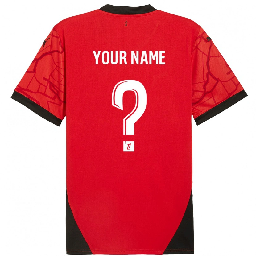 Danxen Kid Your Name #0 Red Black Home Jersey 2024/25 T-Shirt