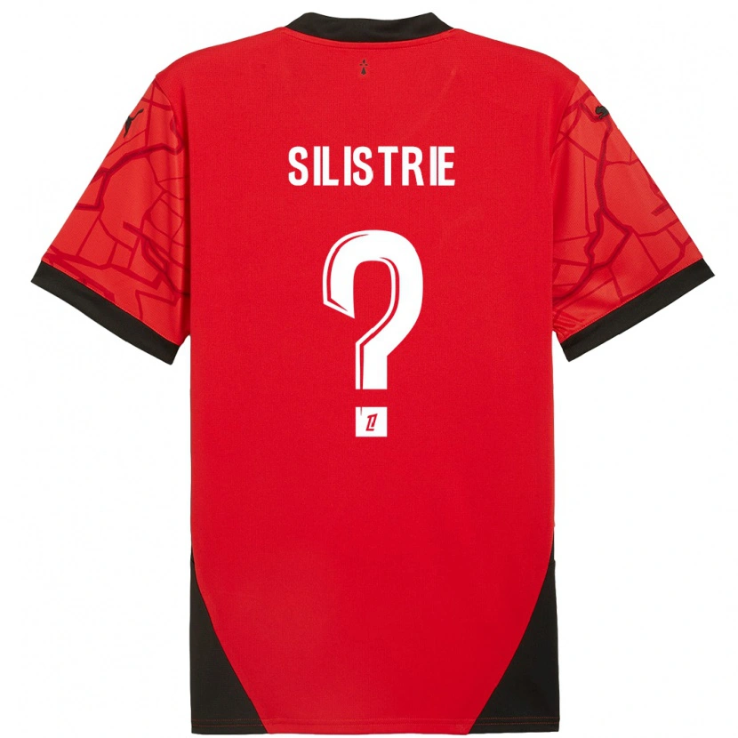 Danxen Kid Mathys Silistrie #0 Red Black Home Jersey 2024/25 T-Shirt