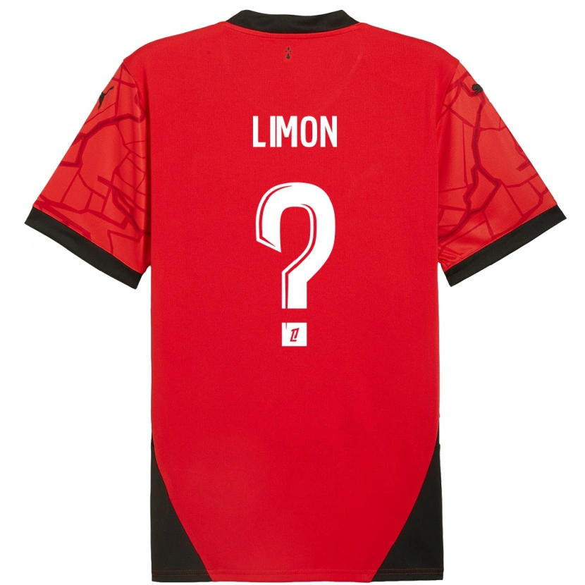 Danxen Kid Paolo Limon #0 Red Black Home Jersey 2024/25 T-Shirt