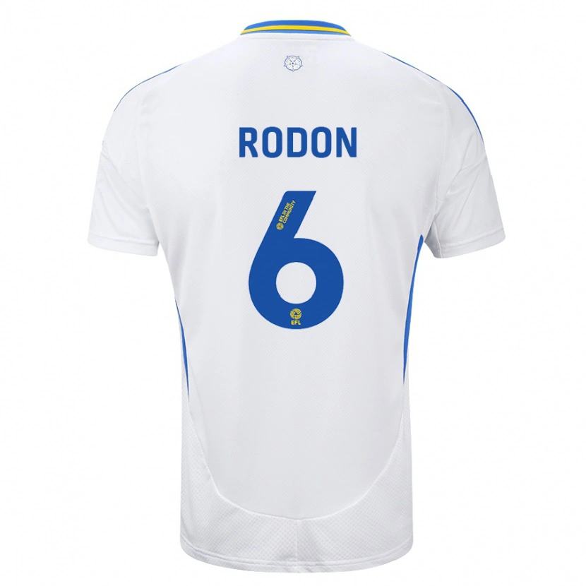 Danxen Kid Joe Rodon #6 White Blue Home Jersey 2024/25 T-Shirt