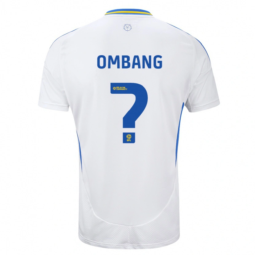 Danxen Kid Darryl Ombang #0 White Blue Home Jersey 2024/25 T-Shirt