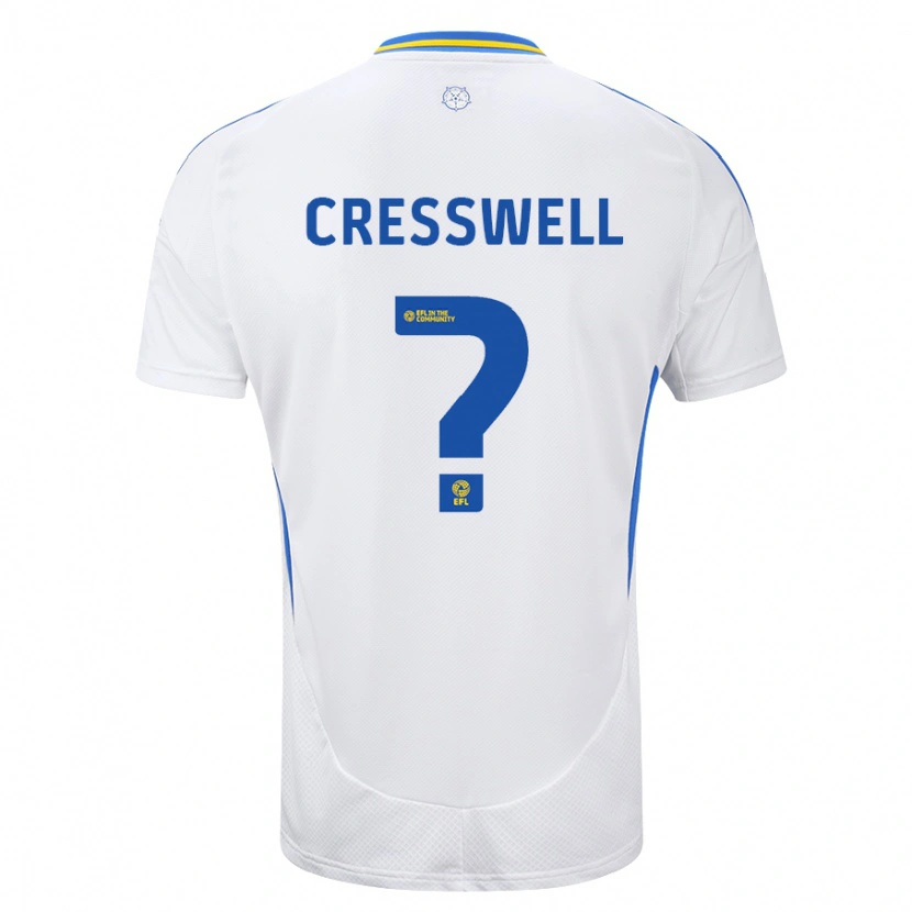 Danxen Kid Alfie Cresswell #0 White Blue Home Jersey 2024/25 T-Shirt