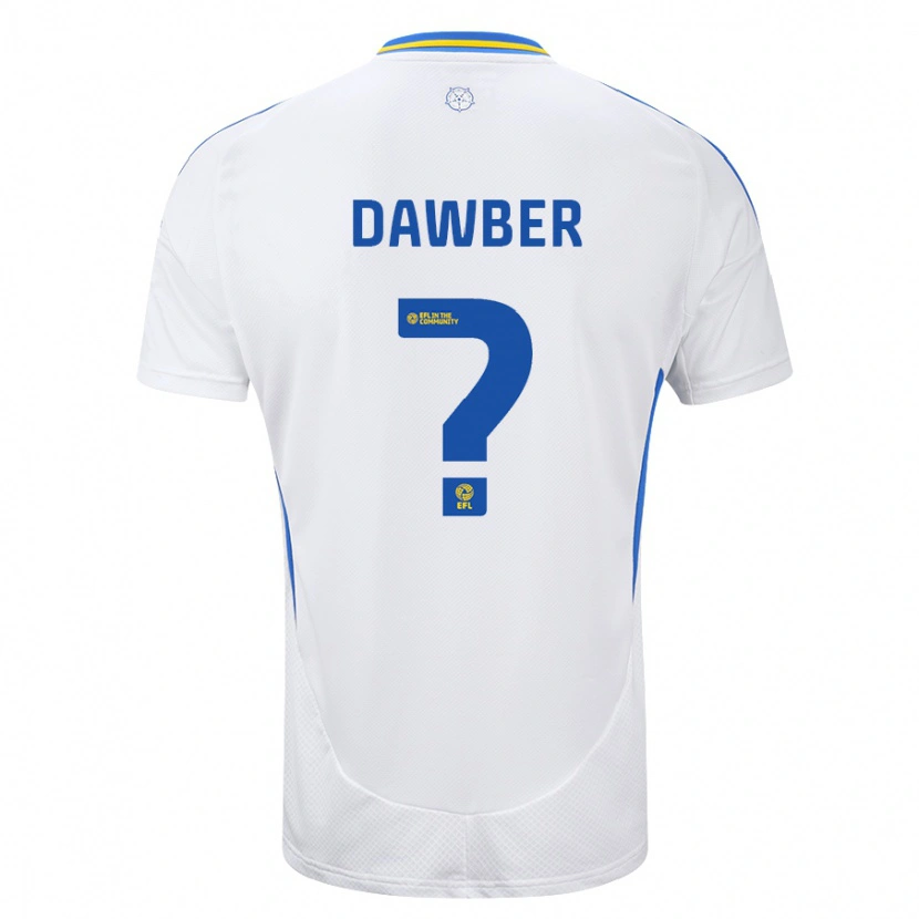 Danxen Kid Oscar Dawber #0 White Blue Home Jersey 2024/25 T-Shirt