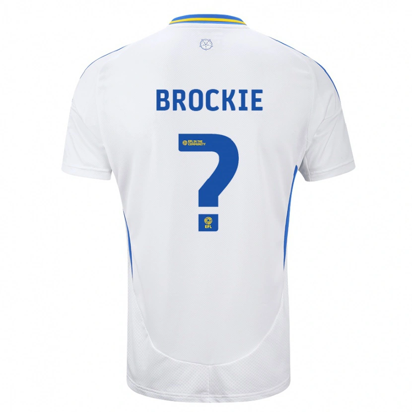 Danxen Kid Devon Brockie #0 White Blue Home Jersey 2024/25 T-Shirt