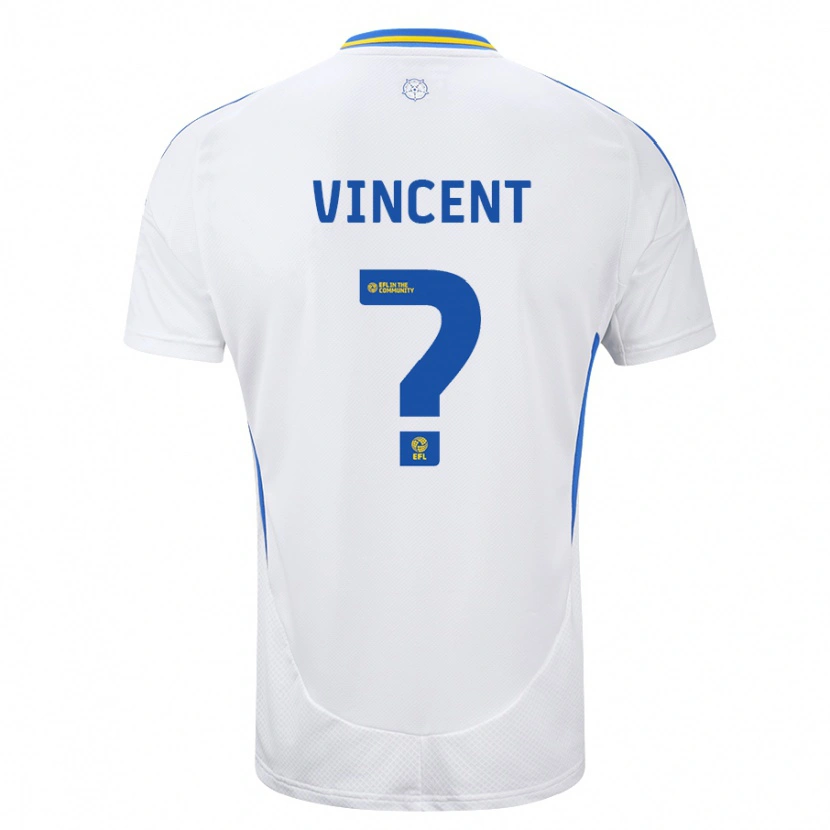 Danxen Kid Harvey Vincent #0 White Blue Home Jersey 2024/25 T-Shirt