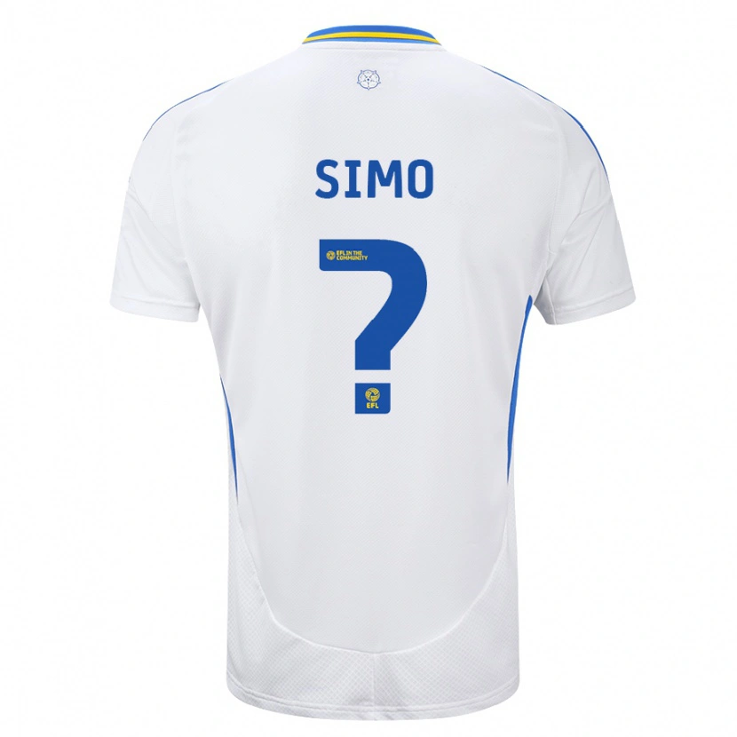 Danxen Kid Elton Simo #0 White Blue Home Jersey 2024/25 T-Shirt