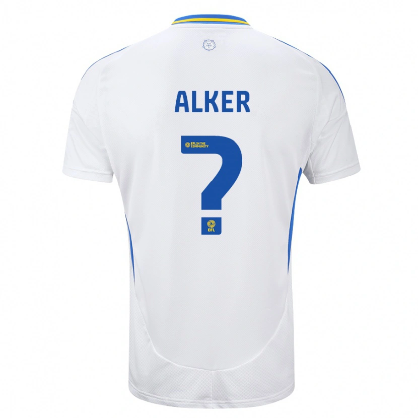 Danxen Kid Samuel Alker #0 White Blue Home Jersey 2024/25 T-Shirt