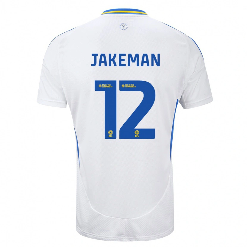 Danxen Kid Harriet Jakeman #12 White Blue Home Jersey 2024/25 T-Shirt