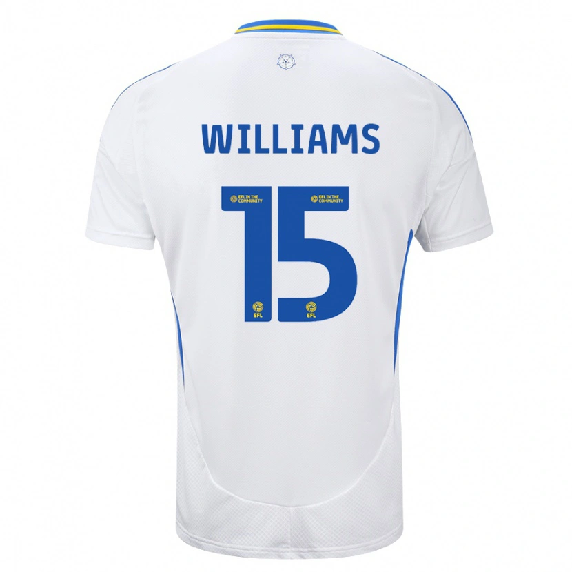 Danxen Kid Paige Williams #15 White Blue Home Jersey 2024/25 T-Shirt