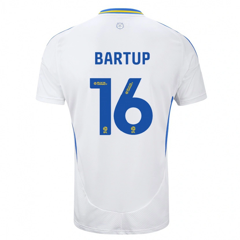 Danxen Kid Laura Bartup #16 White Blue Home Jersey 2024/25 T-Shirt