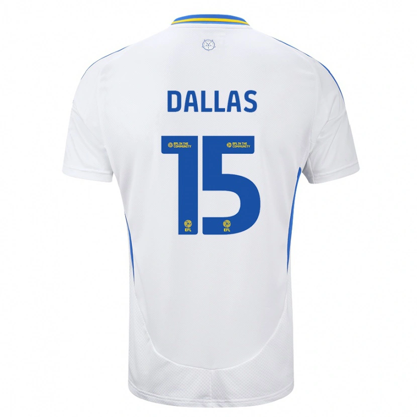 Danxen Kid Stuart Dallas #15 White Blue Home Jersey 2024/25 T-Shirt