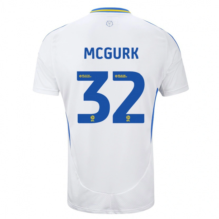 Danxen Kid Sean Mcgurk #32 White Blue Home Jersey 2024/25 T-Shirt