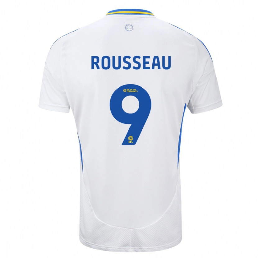 Danxen Kid Jess Rousseau #9 White Blue Home Jersey 2024/25 T-Shirt