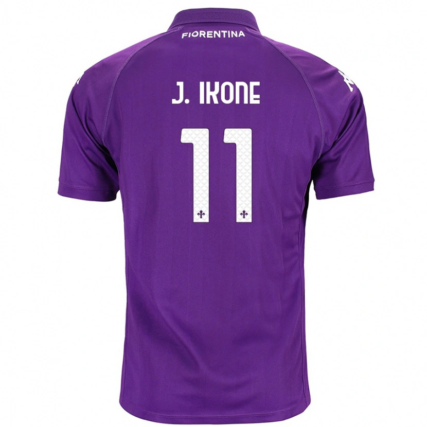 Danxen Kid Jonathan Ikoné #11 Purple Home Jersey 2024/25 T-Shirt