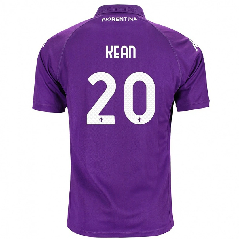 Danxen Kid Moise Kean #20 Purple Home Jersey 2024/25 T-Shirt