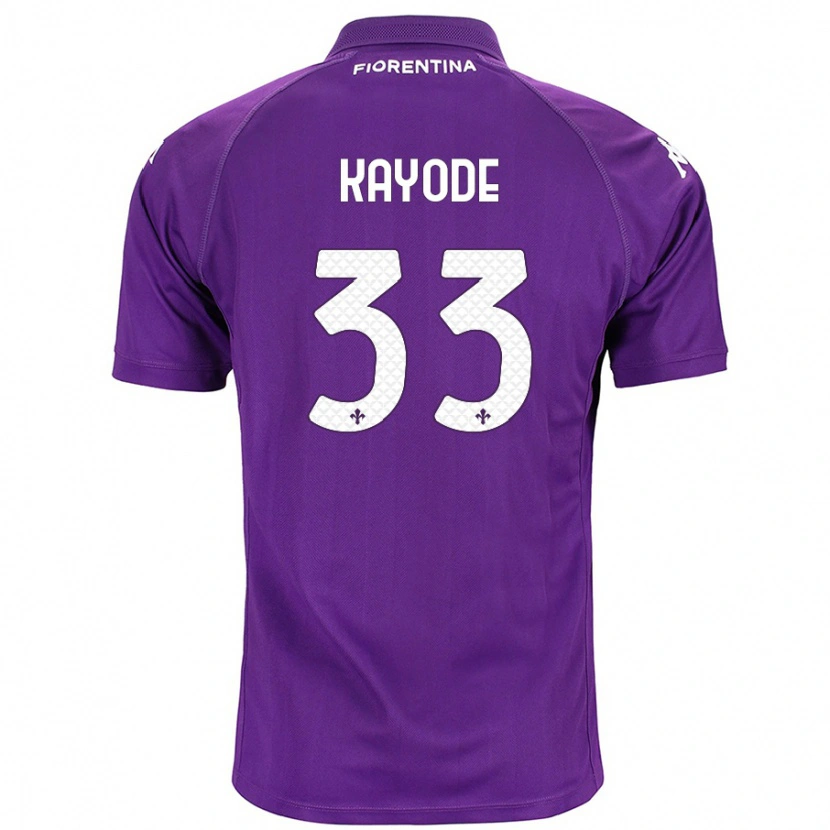 Danxen Kid Michael Kayode #33 Purple Home Jersey 2024/25 T-Shirt