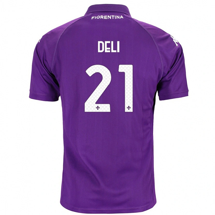 Danxen Kid Lapo Deli #21 Purple Home Jersey 2024/25 T-Shirt