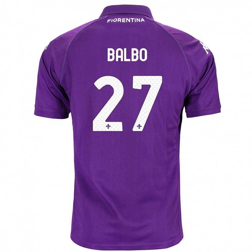 Danxen Kid Luis Balbo #27 Purple Home Jersey 2024/25 T-Shirt