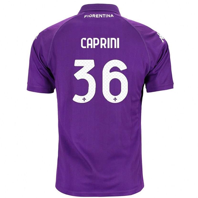 Danxen Kid Maat Daniel Caprini #36 Purple Home Jersey 2024/25 T-Shirt