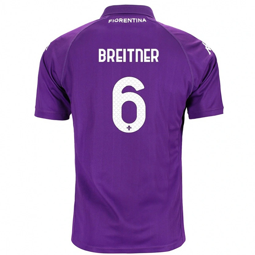 Danxen Kid Stephanie Breitner #6 Purple Home Jersey 2024/25 T-Shirt