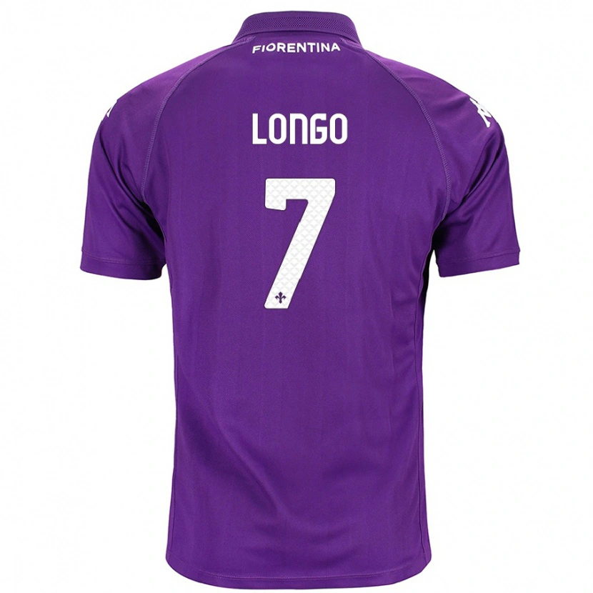 Danxen Kid Miriam Longo #7 Purple Home Jersey 2024/25 T-Shirt