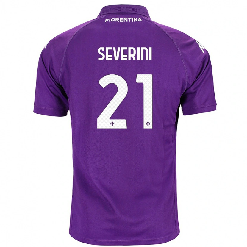 Danxen Kid Emma Severini #21 Purple Home Jersey 2024/25 T-Shirt