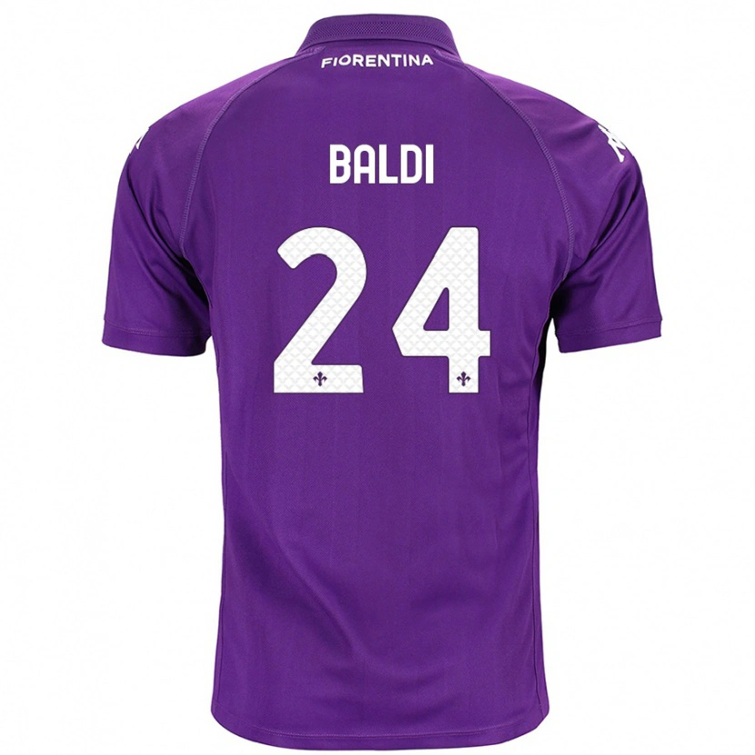 Danxen Kid Rachele Baldi #24 Purple Home Jersey 2024/25 T-Shirt