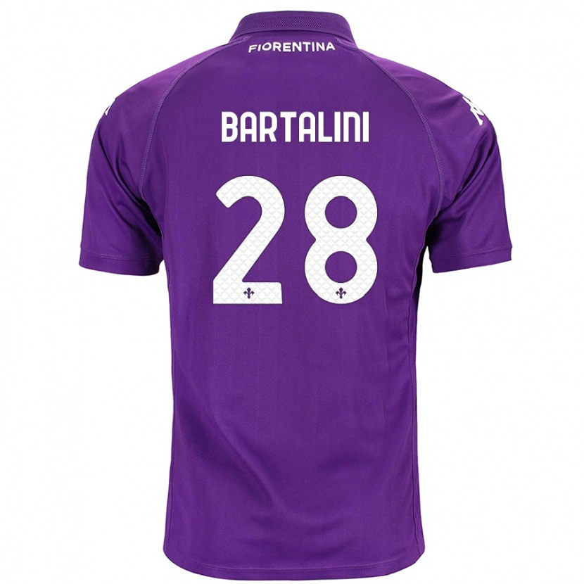 Danxen Kid Viola Bartalini #28 Purple Home Jersey 2024/25 T-Shirt