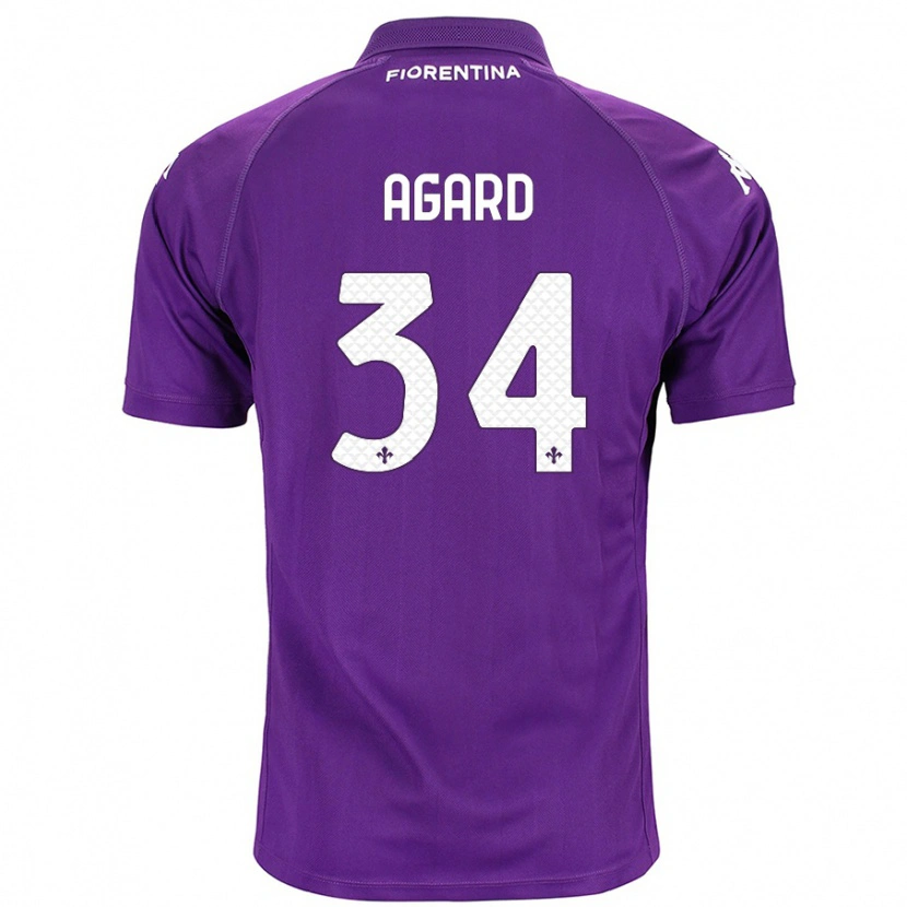 Danxen Kid Laura Agard #34 Purple Home Jersey 2024/25 T-Shirt