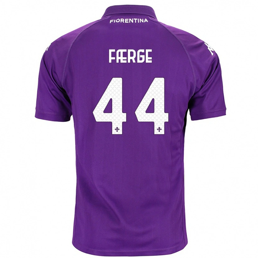 Danxen Kid Emma Færge #44 Purple Home Jersey 2024/25 T-Shirt