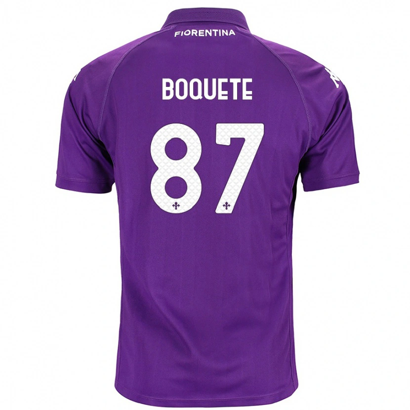 Danxen Kid Verónica Boquete #87 Purple Home Jersey 2024/25 T-Shirt