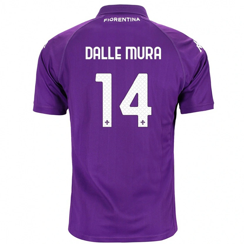 Danxen Kid Christian Dalle Mura #14 Purple Home Jersey 2024/25 T-Shirt