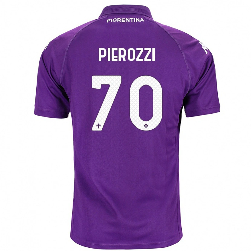 Danxen Kid Niccolò Pierozzi #70 Purple Home Jersey 2024/25 T-Shirt