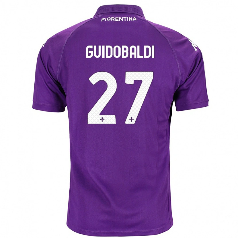 Danxen Kid Filippo Guidobaldi #27 Purple Home Jersey 2024/25 T-Shirt