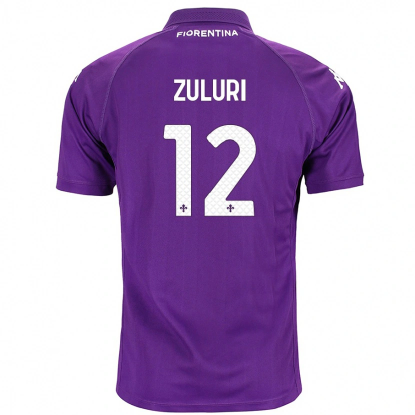 Danxen Kid Athena Zuluri #12 Purple Home Jersey 2024/25 T-Shirt