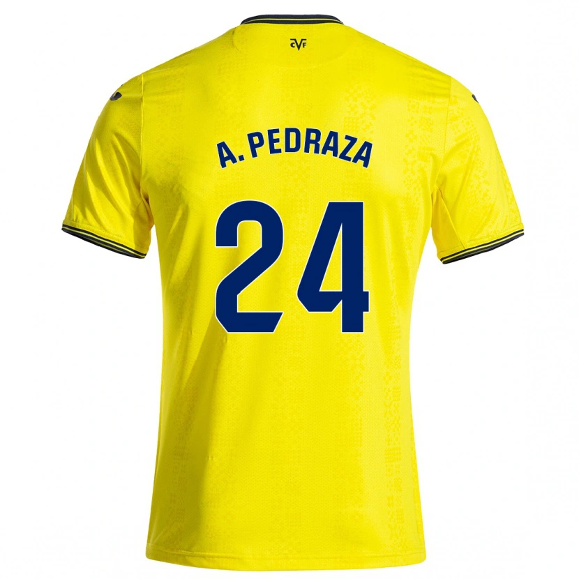 Danxen Kid Alfonso Pedraza #24 Yellow Black Home Jersey 2024/25 T-Shirt