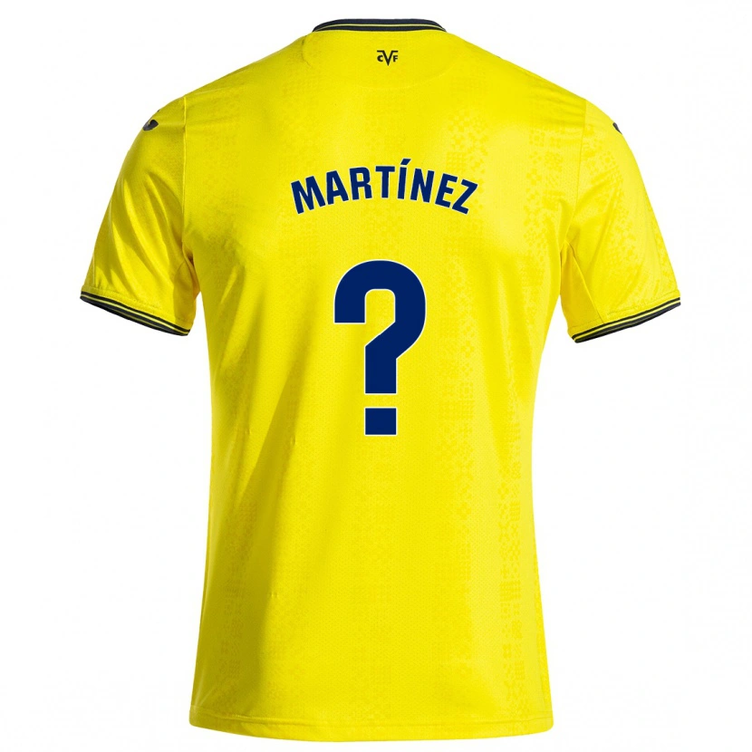 Danxen Kid Enric Martínez #0 Yellow Black Home Jersey 2024/25 T-Shirt