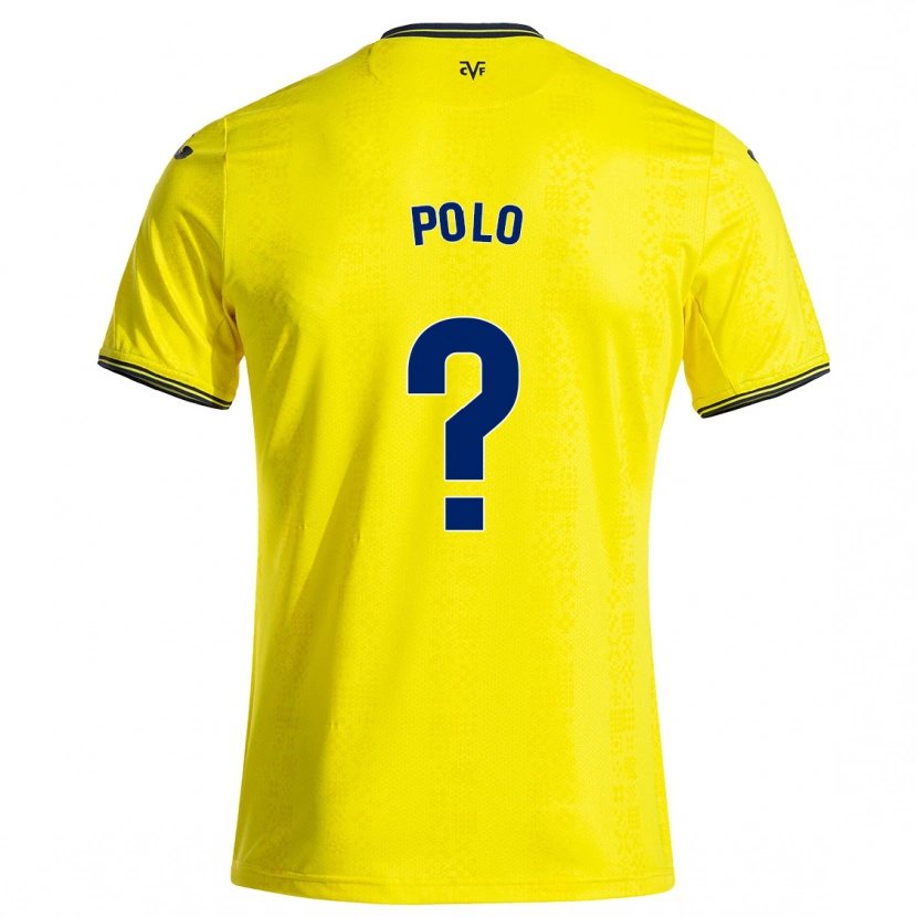 Danxen Kid Pablo Polo #0 Yellow Black Home Jersey 2024/25 T-Shirt