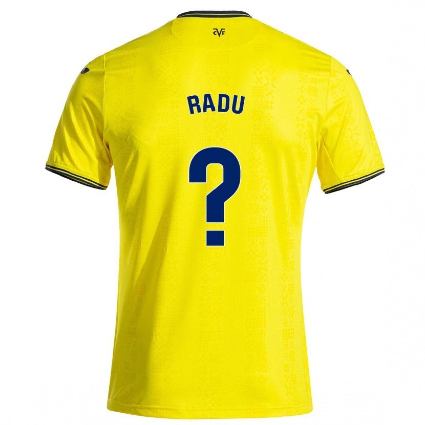 Danxen Kid Sasha Radu #0 Yellow Black Home Jersey 2024/25 T-Shirt