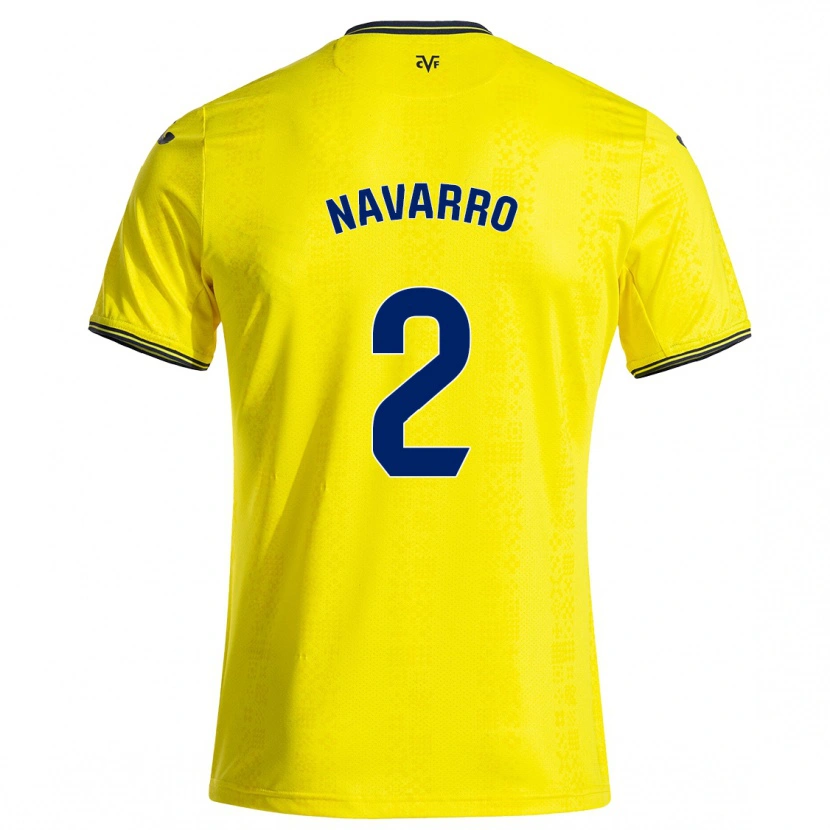 Danxen Kid Pau Navarro #2 Yellow Black Home Jersey 2024/25 T-Shirt