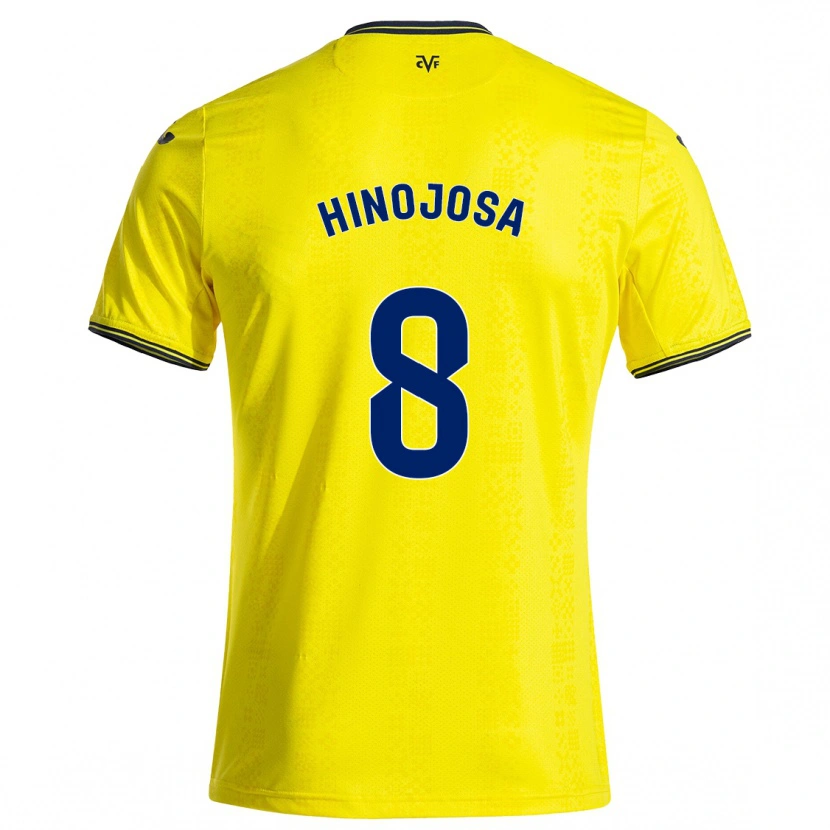 Danxen Kid Sergio Hinojosa #8 Yellow Black Home Jersey 2024/25 T-Shirt